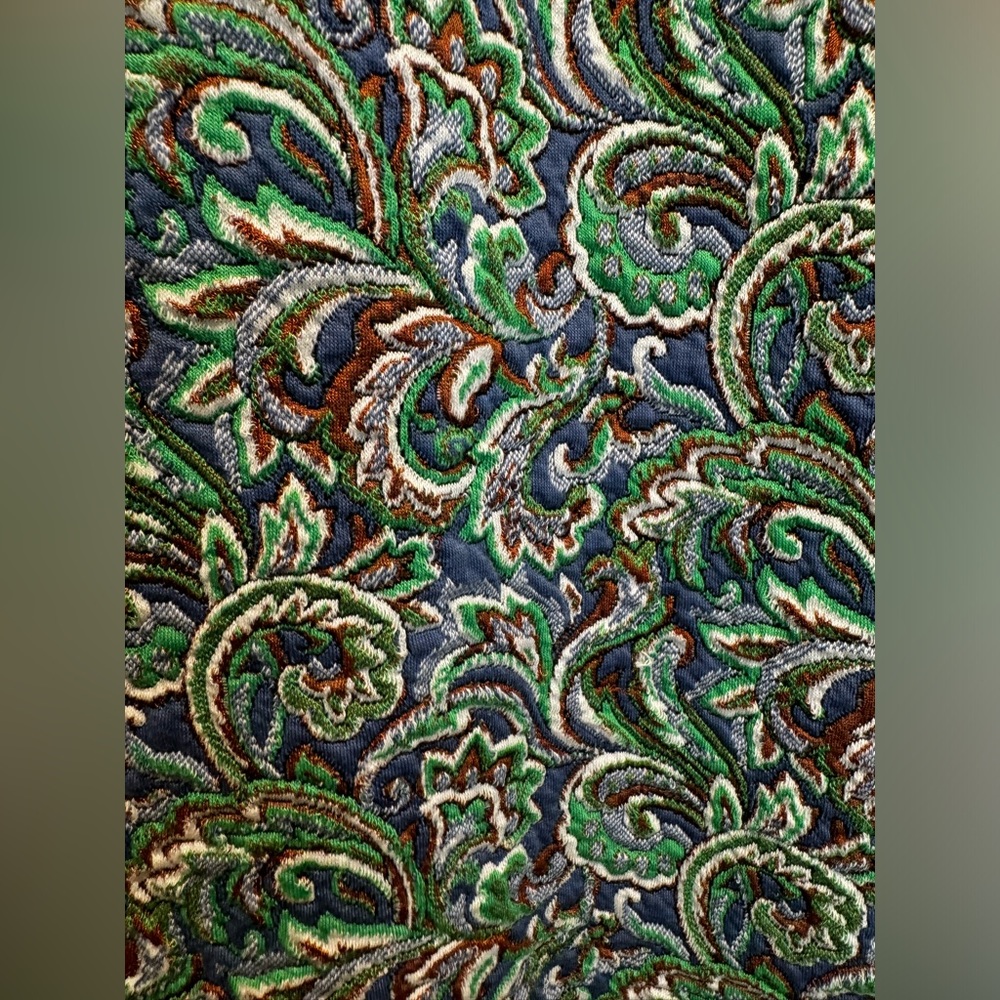 Maeve Green Paisley Sleeveless Shell and Skirt Set - Picture 7 of 15